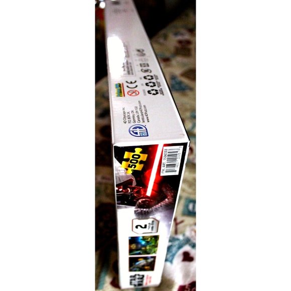 STAR WARS Puzzle 500 pc Millennium Falcon Darth Vader Emperor Han Solo 2 in 1 - Picture 7 of 8